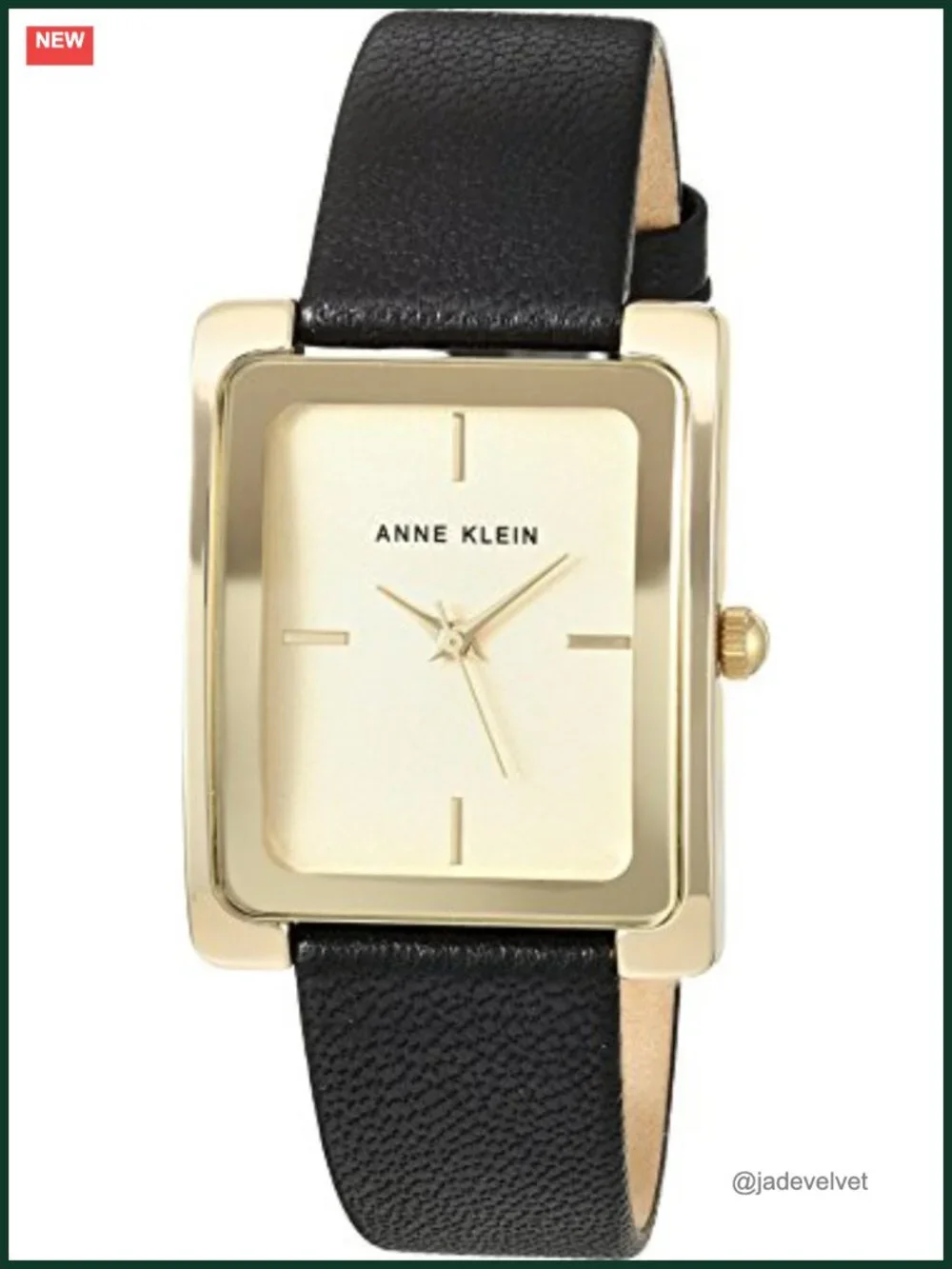 Women's Genuine Leather Strap Analog Watch Japanese Quartz Champagne Dial